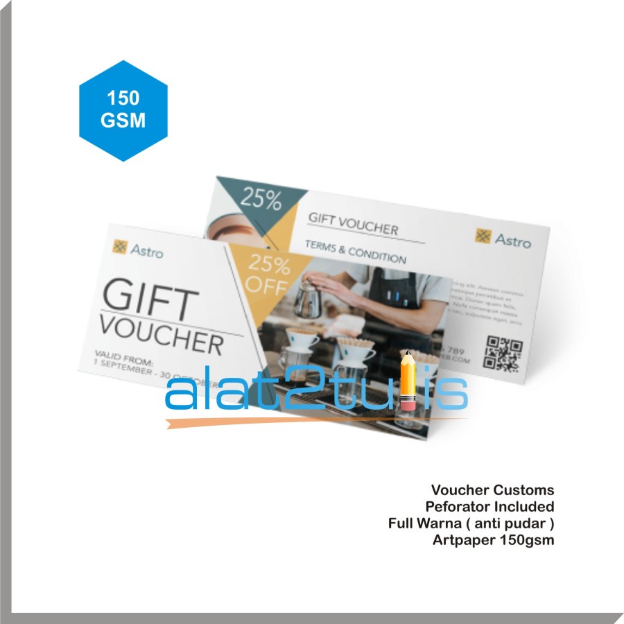 Jual Cetak Print Voucher/ Kupon Custom Print full warna | cetak ...