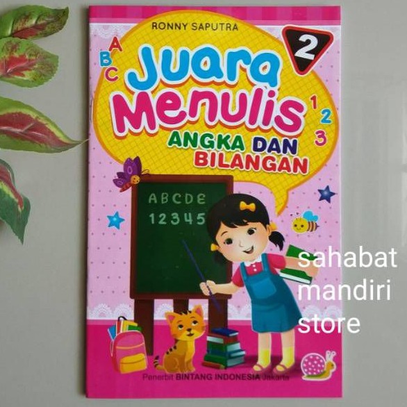 Jual Buku Juara Menulis Angka Dan Bilangan Jilid 2 Untuk Anak | Shopee ...