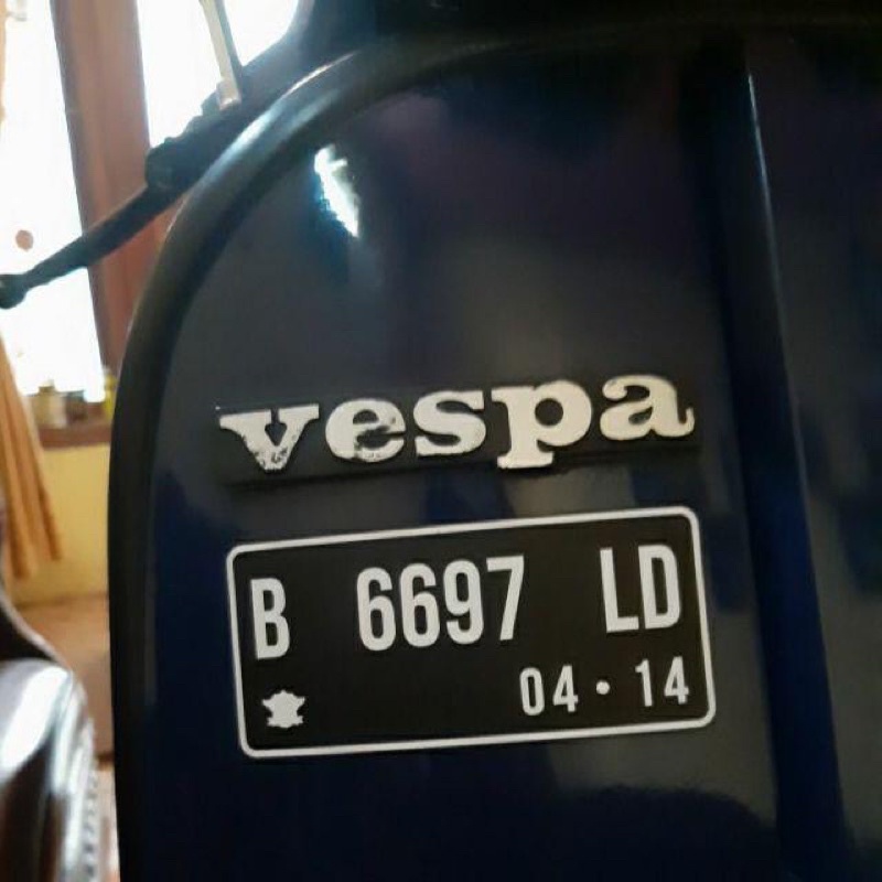 Jual Plat Nomor Magnet Vespa Classic Vespa Modern Vespa Matic Smallframe Px Series Large Frame