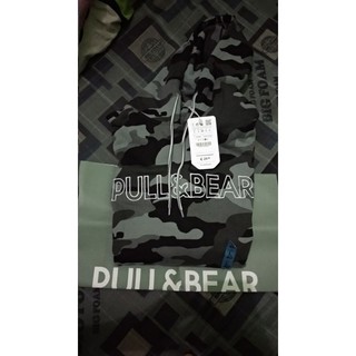 Jual Hoodie pull and bear camo grey | Shopee Indonesia