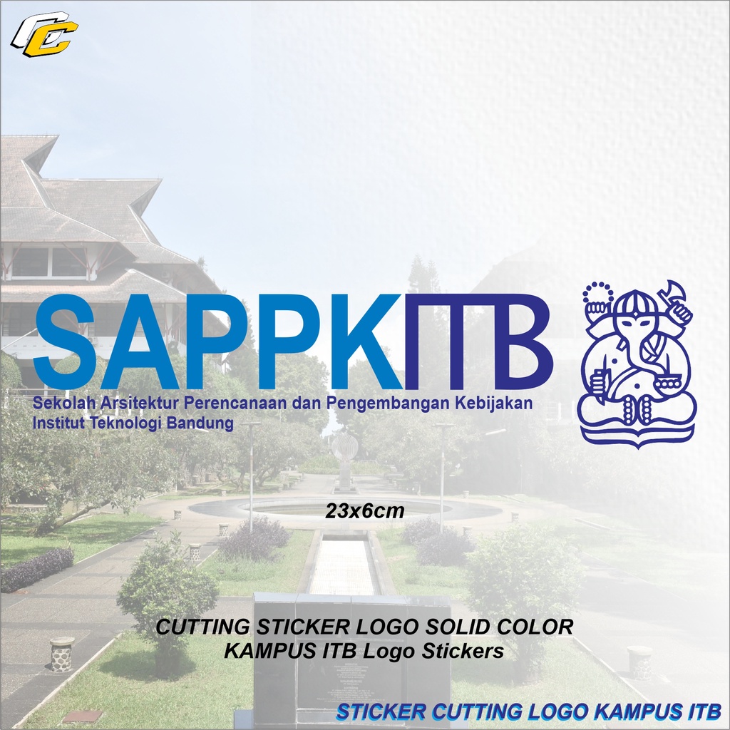 Jual STICKER SAPPK ITB ARSITEKTUR INSTITUT TEKNOLOGI BANDUNG | Shopee ...