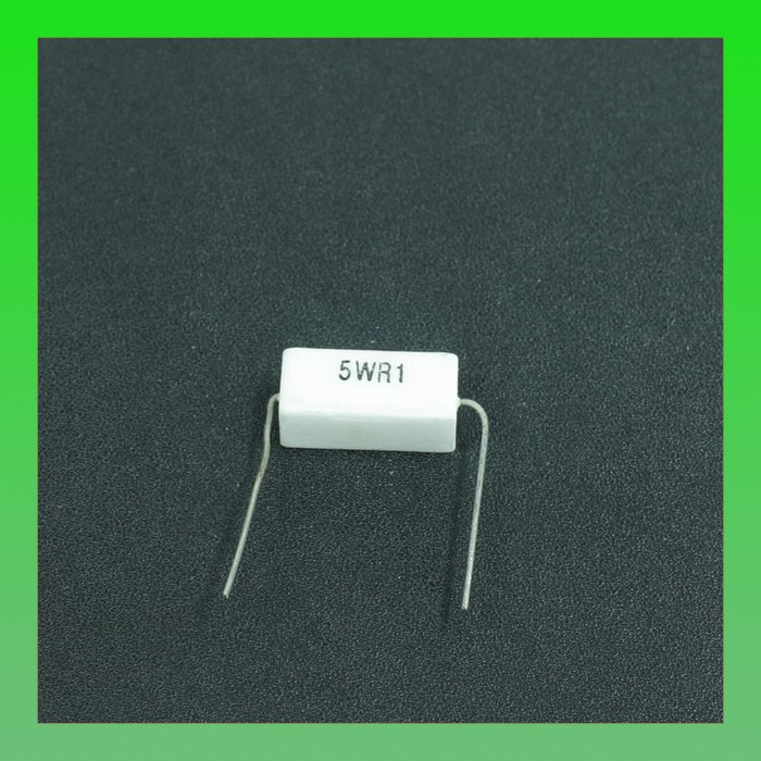 Jual Resistor Kapur W R Watt R Taiwan Putih Isi Pcs