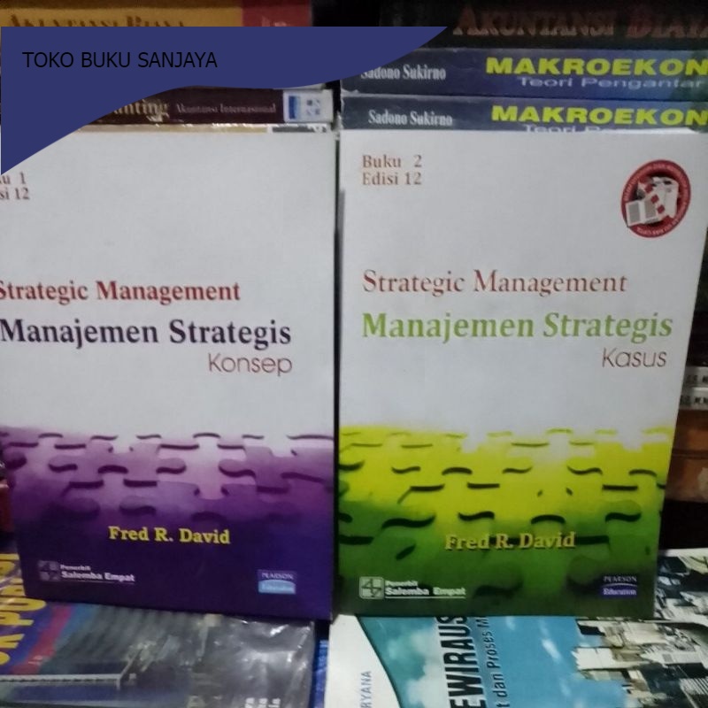 Jual Manajemen Strategis Konsep Dan Kasus Edisi 12 Buku 1 Dan Buku 2 By ...