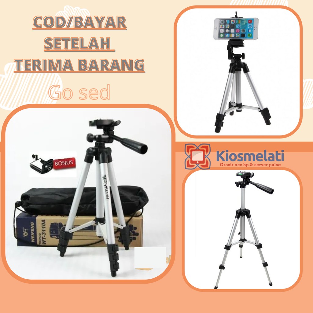 tripod kamera dan hp