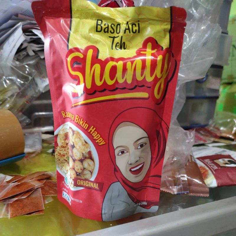 Jual Baso Aci Teh Shanty Original Boci Yamin Teh Shanty Khas Garut