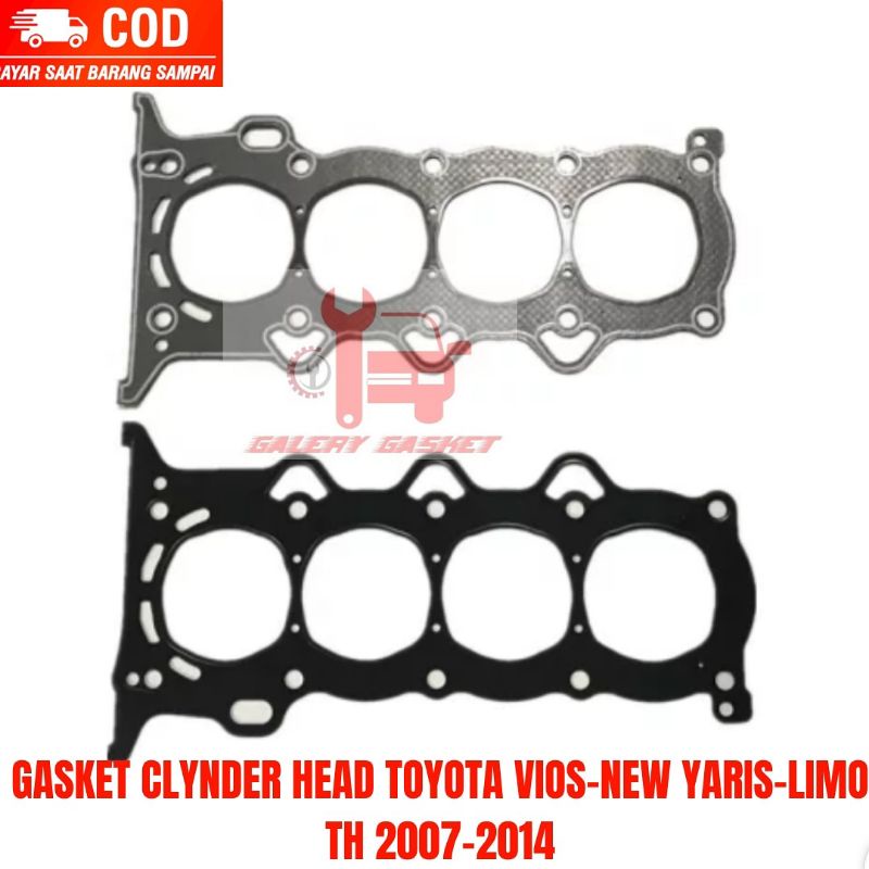 Jual PAKING CLYNDER HEAD TOYOTA VIOS LIMO YARIS TAHUN 2007-2014 GASKET ...