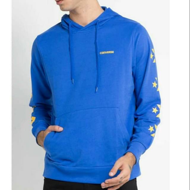 Hoodie hot sale converse blue