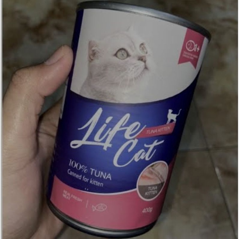 Jual LIFECAT Life Cat Kaleng Kitten Adult 400 gr | Shopee Indonesia