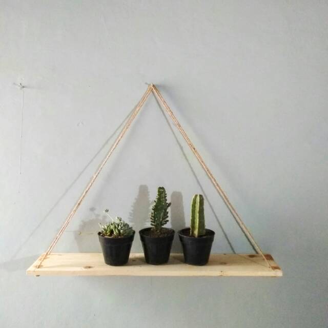 Jual Rak bunga/rak kaktus/ rak ambalan/ rak kayu | Shopee Indonesia