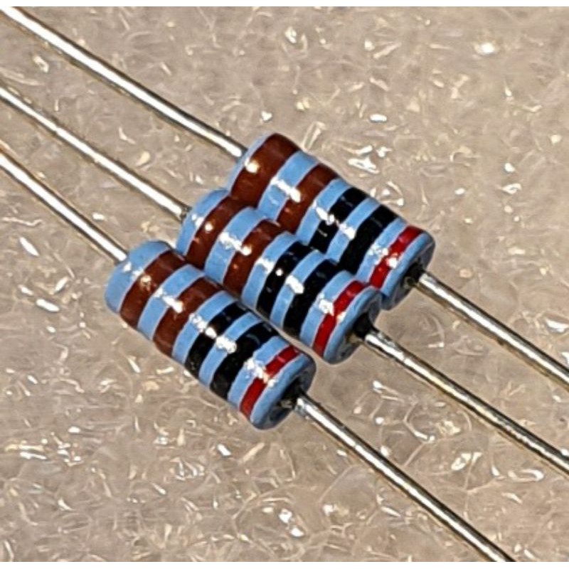 POPESQ® 100pcs X Resistor 12K (12KOhm) 0.6W (Usable Also As 0.25W Or 0