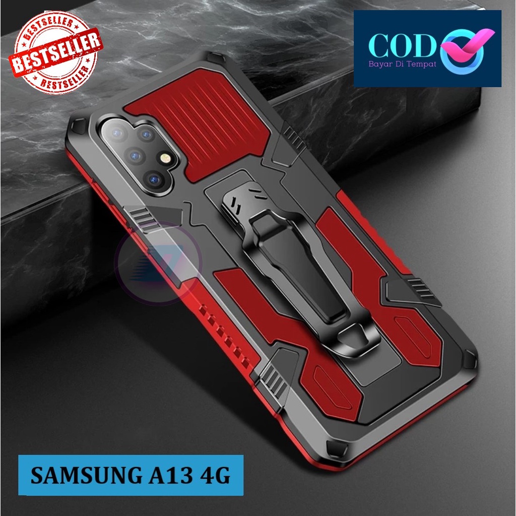 Jual Casing Untuk Samsung Galaxy A13 4g Casing Standing Belt Clip Hard Case Robot New Cover 8396