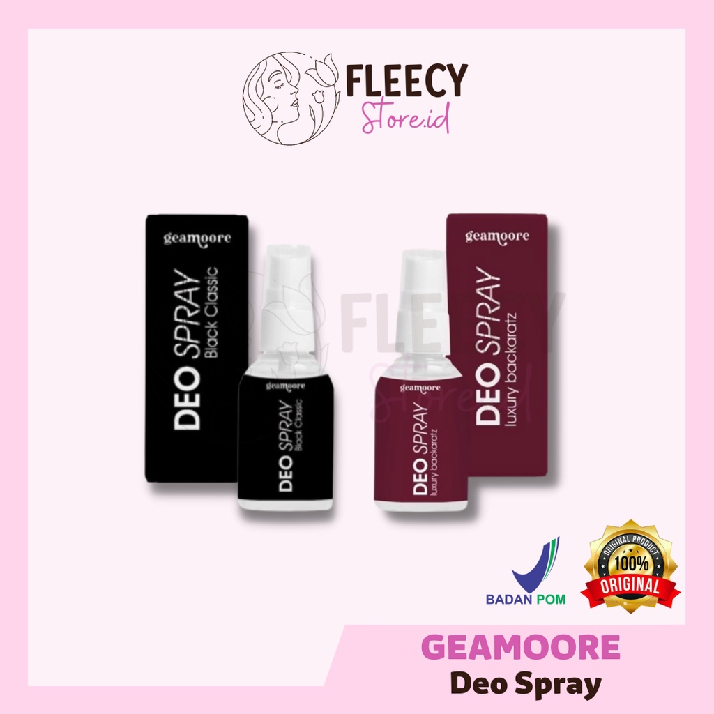 Jual Geamoore Deo Spray With Tawas Extract / Deodorant Spray BPOM