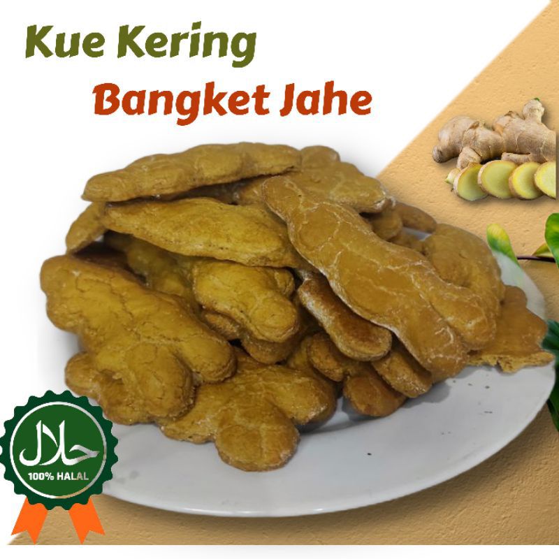 Jual Kue Kering Bangket Jahe Halal Ginger Cookie | Shopee Indonesia