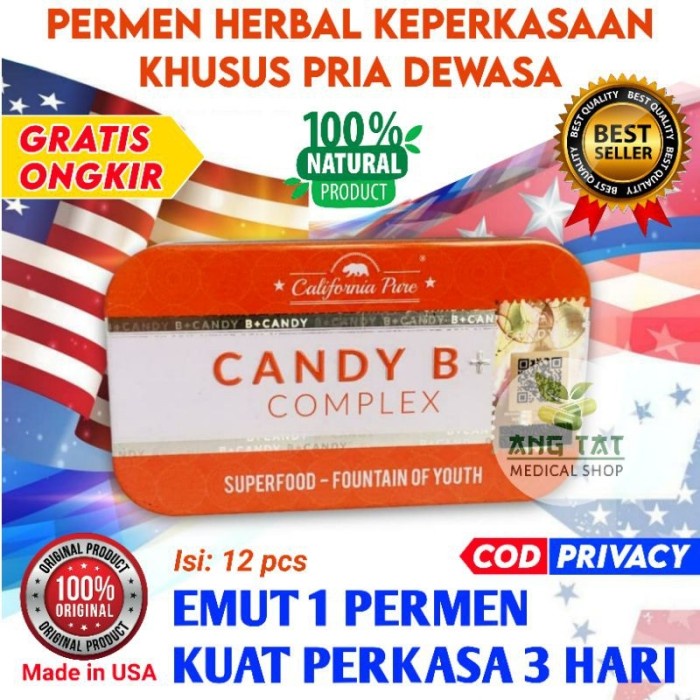 Jual Permen Candy B+ Complex 100% Asli Original Terbaik ( Solocoo ...