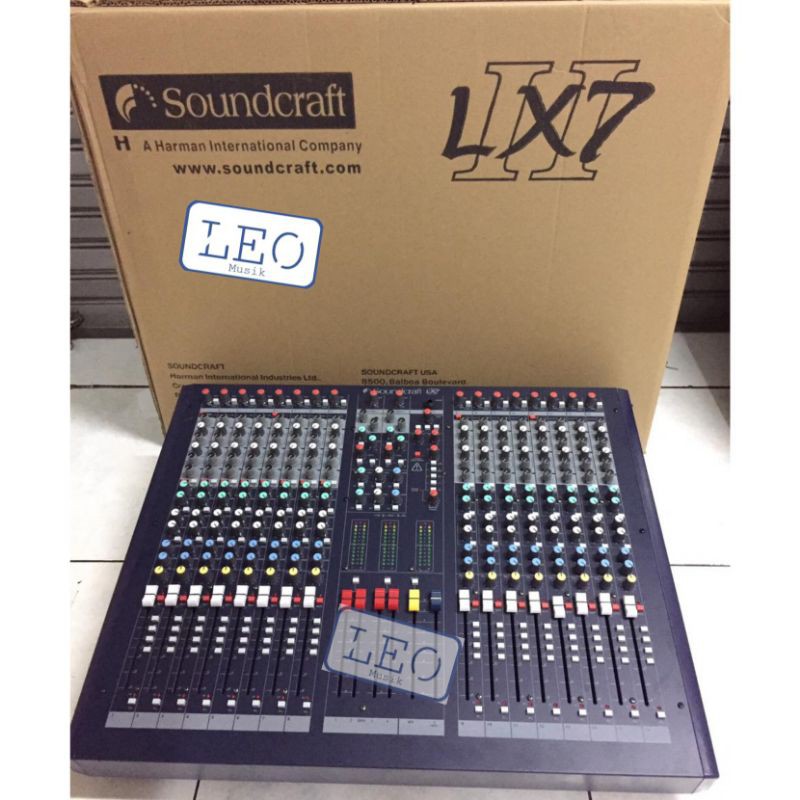 Jual MIXER SOUNDCRAFT LX7 16 CHANNEL MIXER LX7ii 16 CHANNEL LX7 2