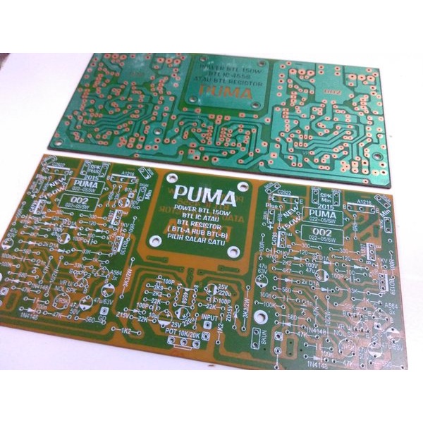Jual PCB Power Amplifier OCL 150 Watt Stereo BTL Puma | Shopee Indonesia