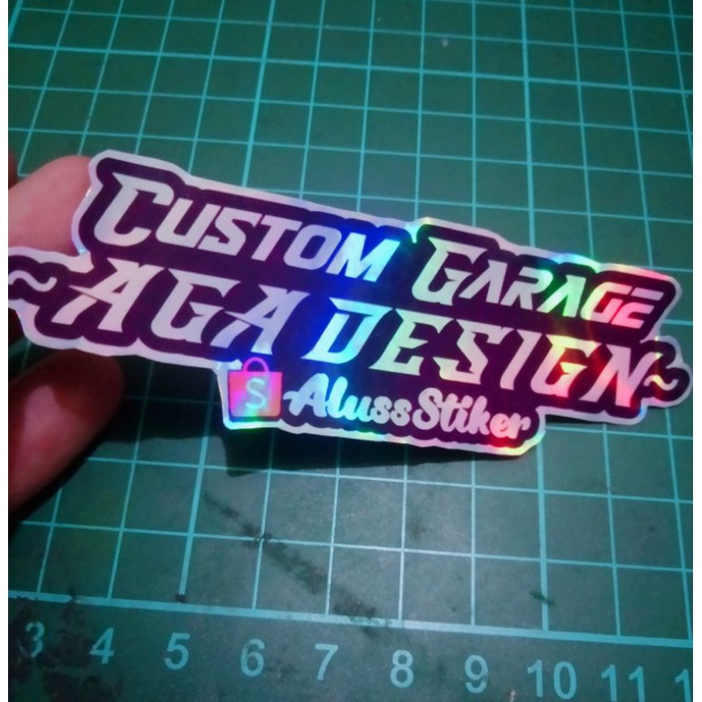 Jual Cetak Sticker Custom Stiker Hologram ( Free Design 10pcs) | Shopee ...