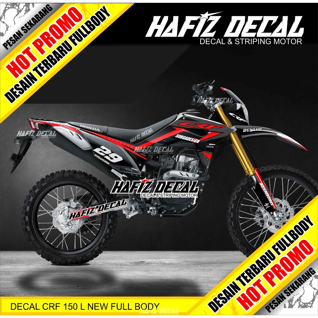 Jual Decal Crf L Full Body Promo Tahun Baru Decal Crf Decal Crf Decal Crf Full