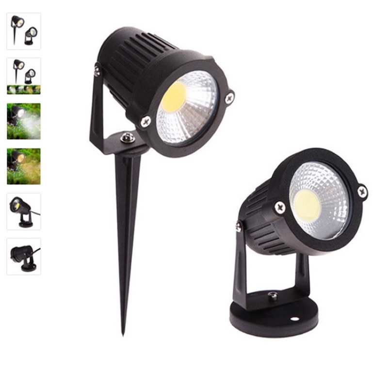 Jual Lampu Led Taman Halaman Teras Outdoor Sorot 5w Watt Tancap Spot Spotlight Garden Park Light 