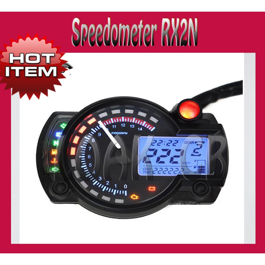 Jual Speedometer Replika KOSO RX2N Digital Shopee Indonesia