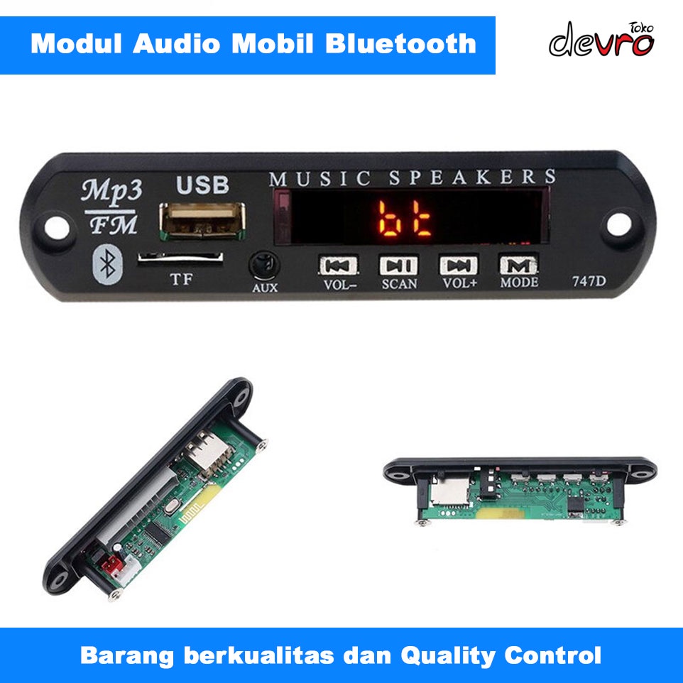 Jual Modul Audio - Tape Audio Mobil MP3 Player Bluetooth Wireless ...