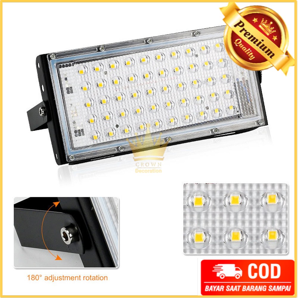 Jual Lampu Flood Light LED Outdoor Dekorasi Tanpa Remote | Shopee Indonesia
