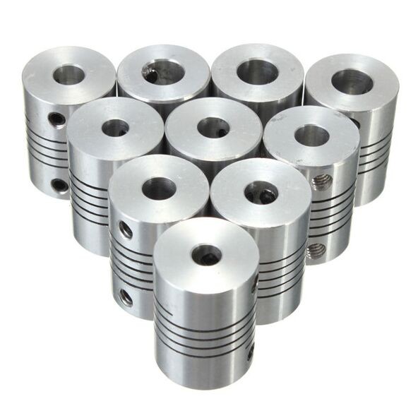 Jual Flexible Coupling D19 L25 6X6 mm Coupler Aluminium | Shopee Indonesia