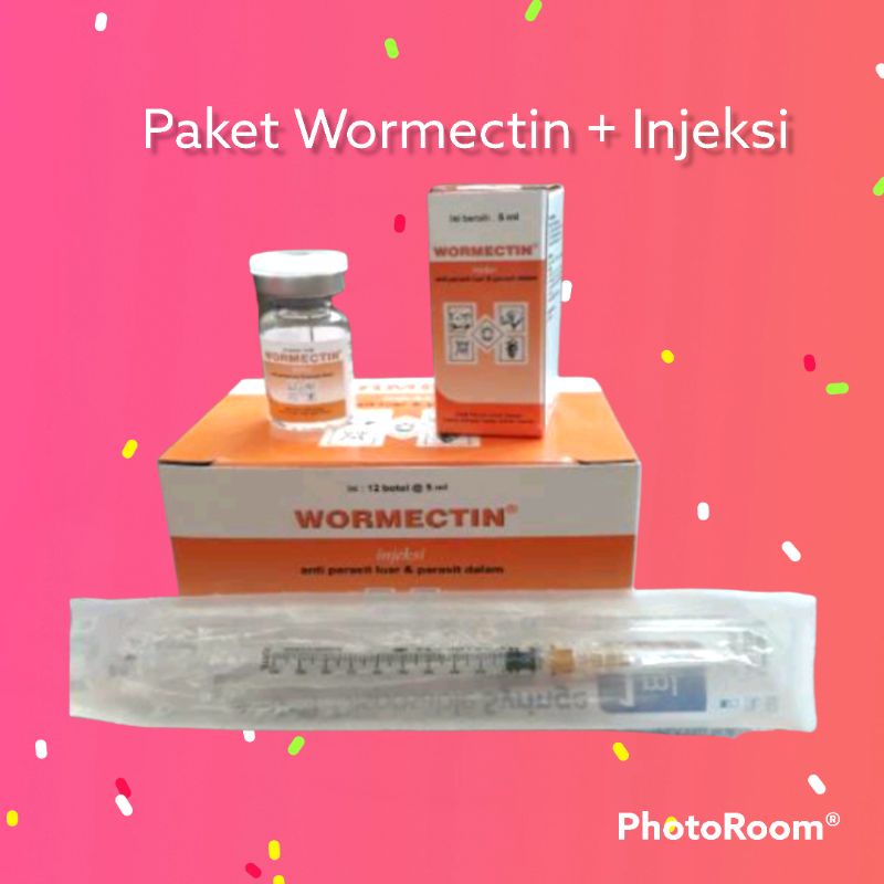 Jual PAKET WORMECTIN 5ML + ALAT INJEKSI ONE MED 1ML | Shopee Indonesia