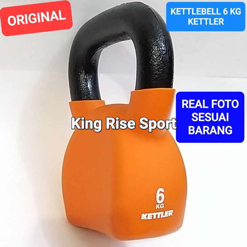 Kettlebell Athlyt En Néoprène 2 Kg Orange - Haltère Pour Entraînement Maison Unisexe