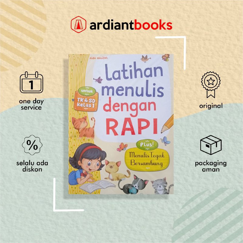 Jual Buku Anak TK & SD : Latihan Menulis Dengan Rapi | Shopee Indonesia
