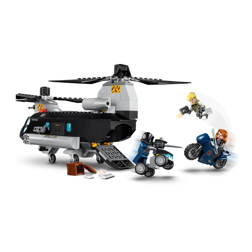 Jual LEGO 76162 Marvel Black Widow s Helicopter Chase Avengers Widow Toys Shopee Indonesia