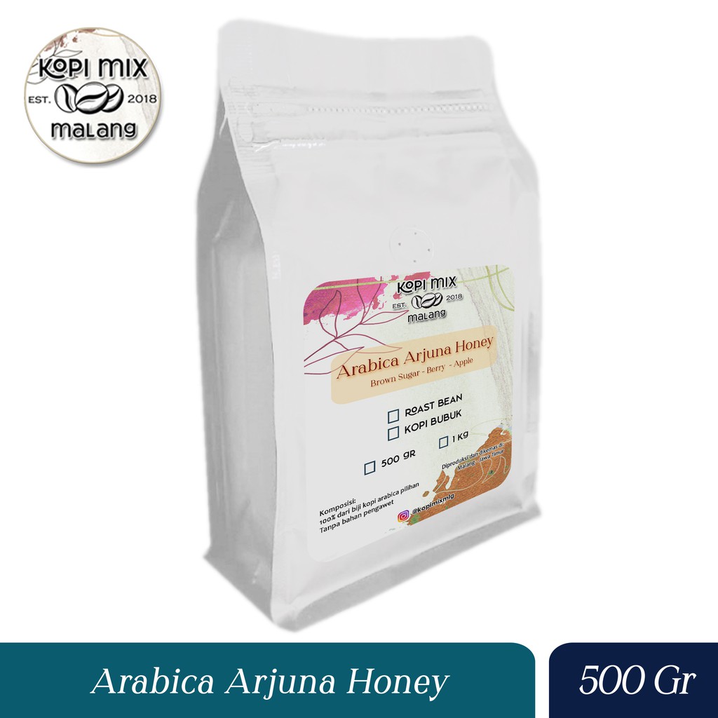 Jual Kopi Arabica Arjuna Honey Gr Kopi Mix Malang Shopee Indonesia