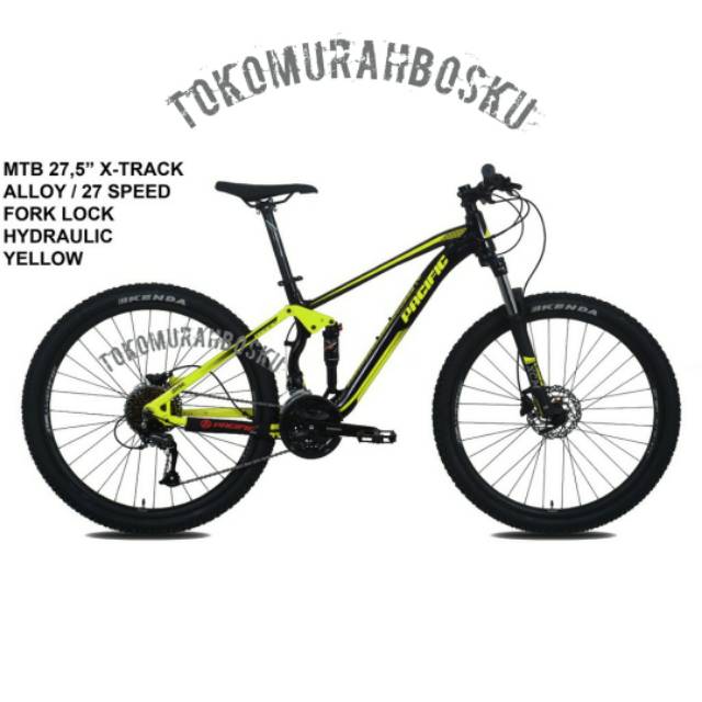 Jual SEPEDA MTB DOWNHILL PACIFIC X TRACK UK 27.5 Shopee Indonesia