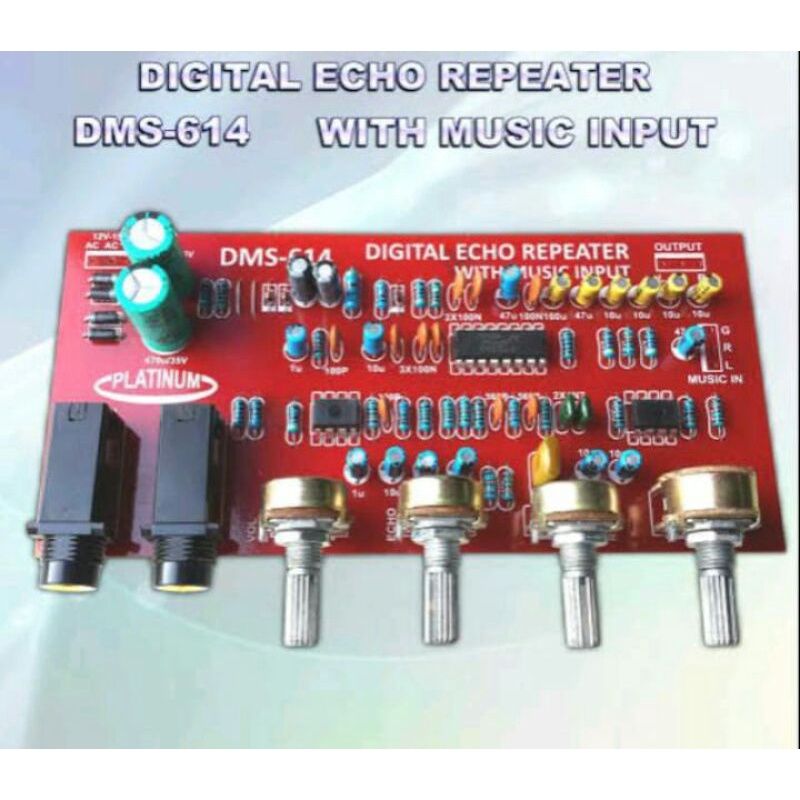 Jual KIT DIGITAL ECHO REPEATER PLUS MUSIC INPUT DIGITAL ECHO PLUS TONE