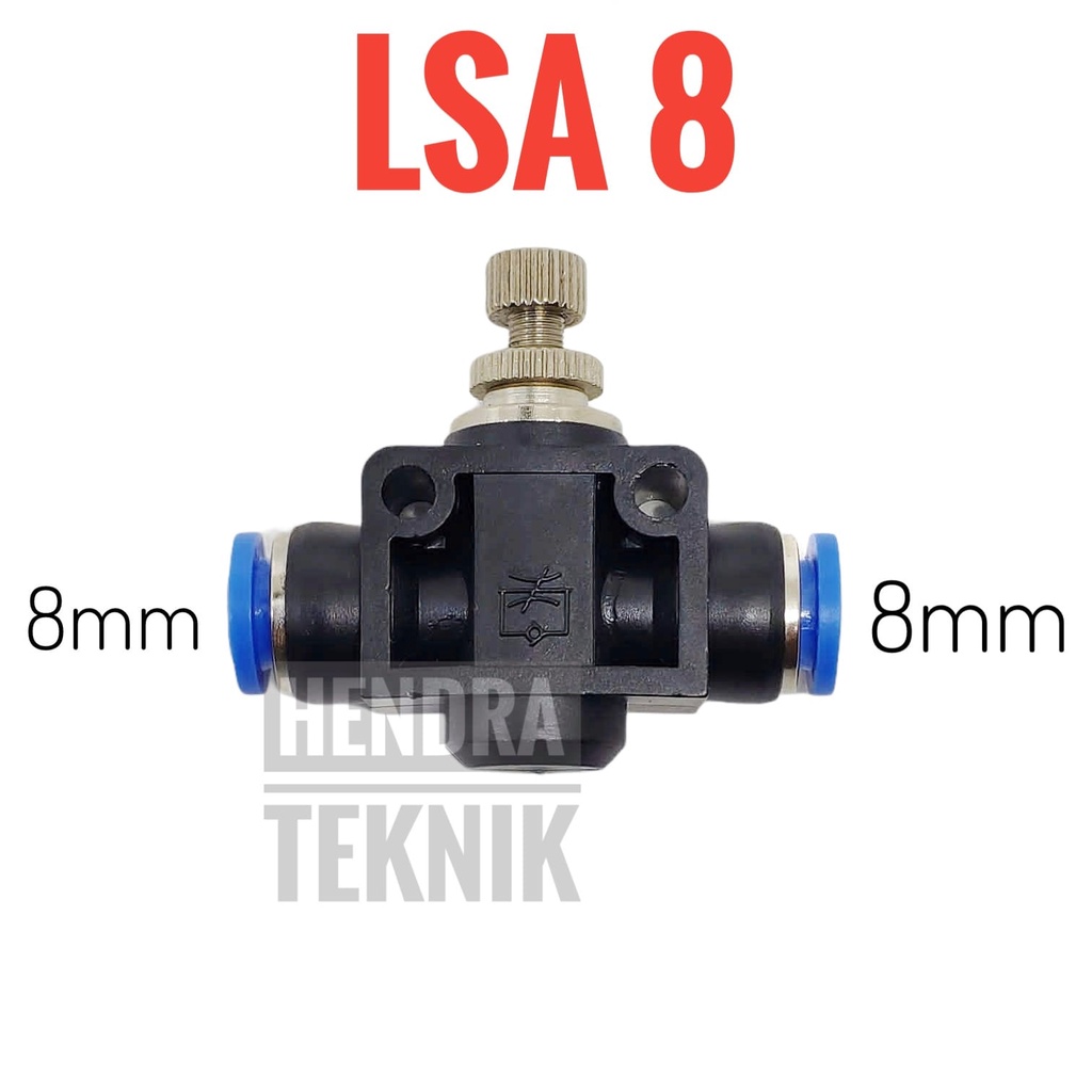 Jual TAIWAN FITTING PU LSA8 AIR CONTROL PU TUBE 8MM REGULATOR LSA-8 ...