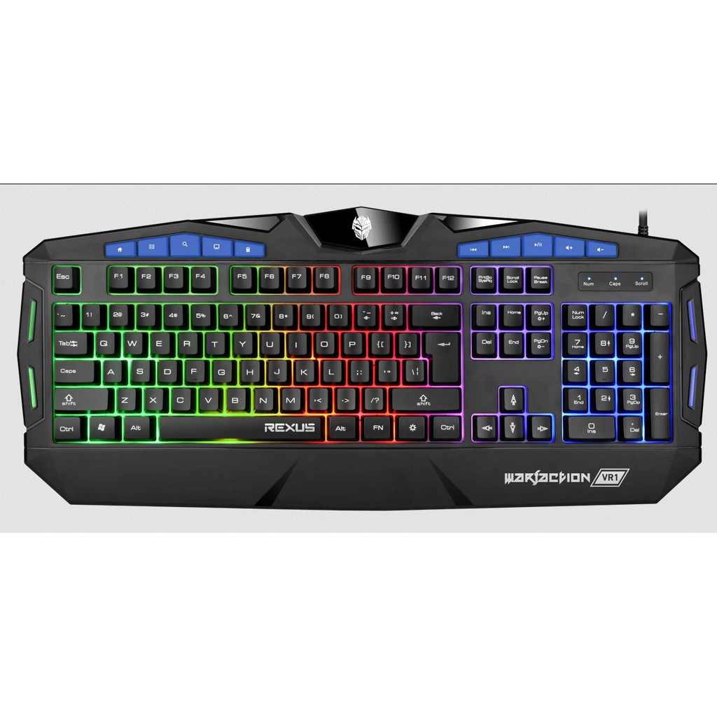 Jual REXUS Warfaction VR1 Keyboard Mouse Gaming Kit COMBO | Shopee ...