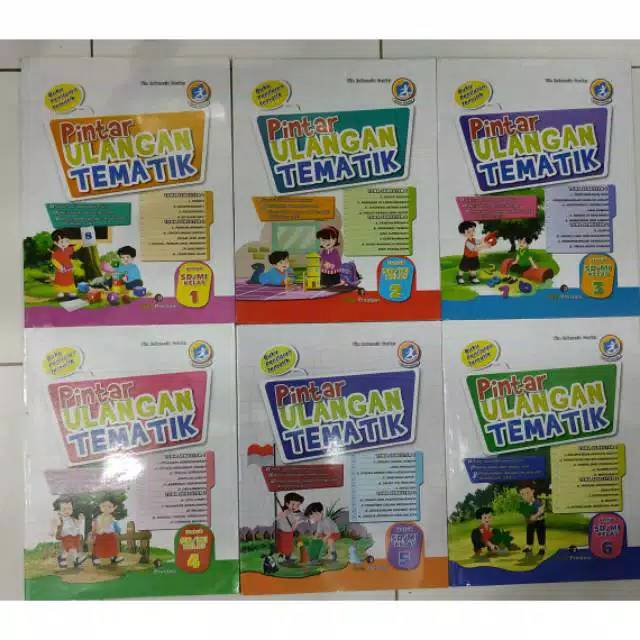 Jual Buku Pintar Ulangan Tematik Kelas 1,2,3,4,5,6 SD K-13 | Shopee ...