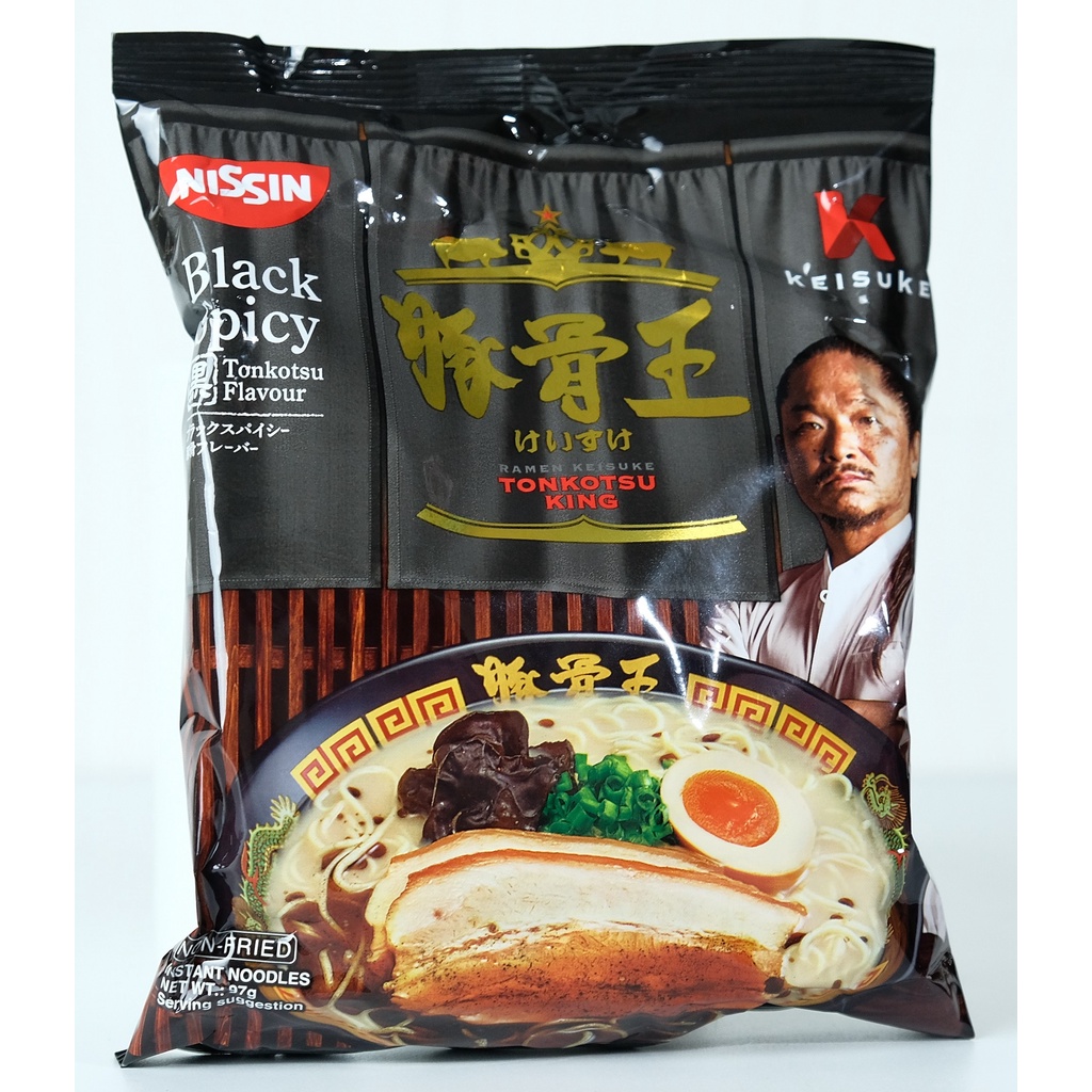 Jual Nissin Keisuke Ramen Tonkotsu King Black Spicy Tonkotsu Flavour Shopee Indonesia