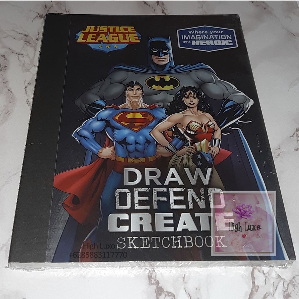 jual-buku-menggambar-justice-league-draw-defend-create-sketch-book