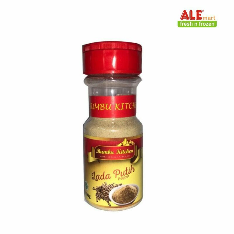 Jual Lada putih bubuk merk kitchen 60gr, lada putih bubuk | Shopee ...