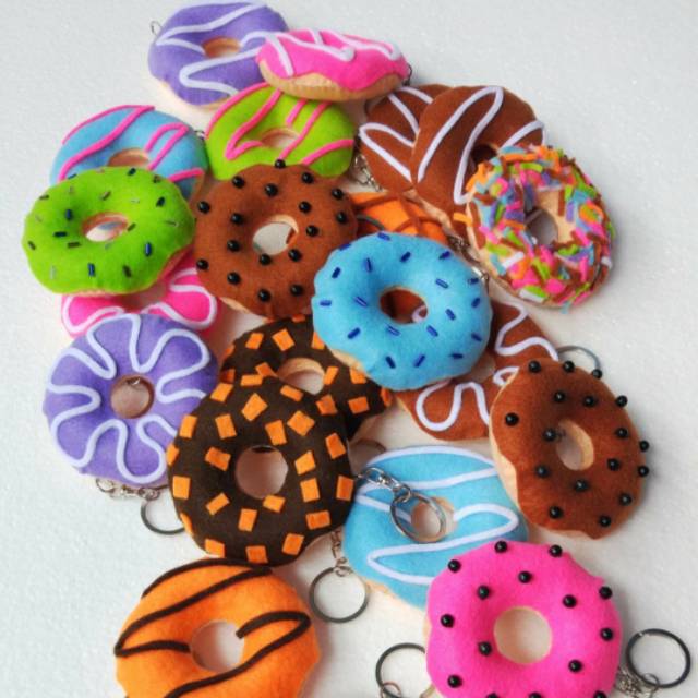 Jual Souvenir gantungan kunci dari kain flanel | Shopee Indonesia