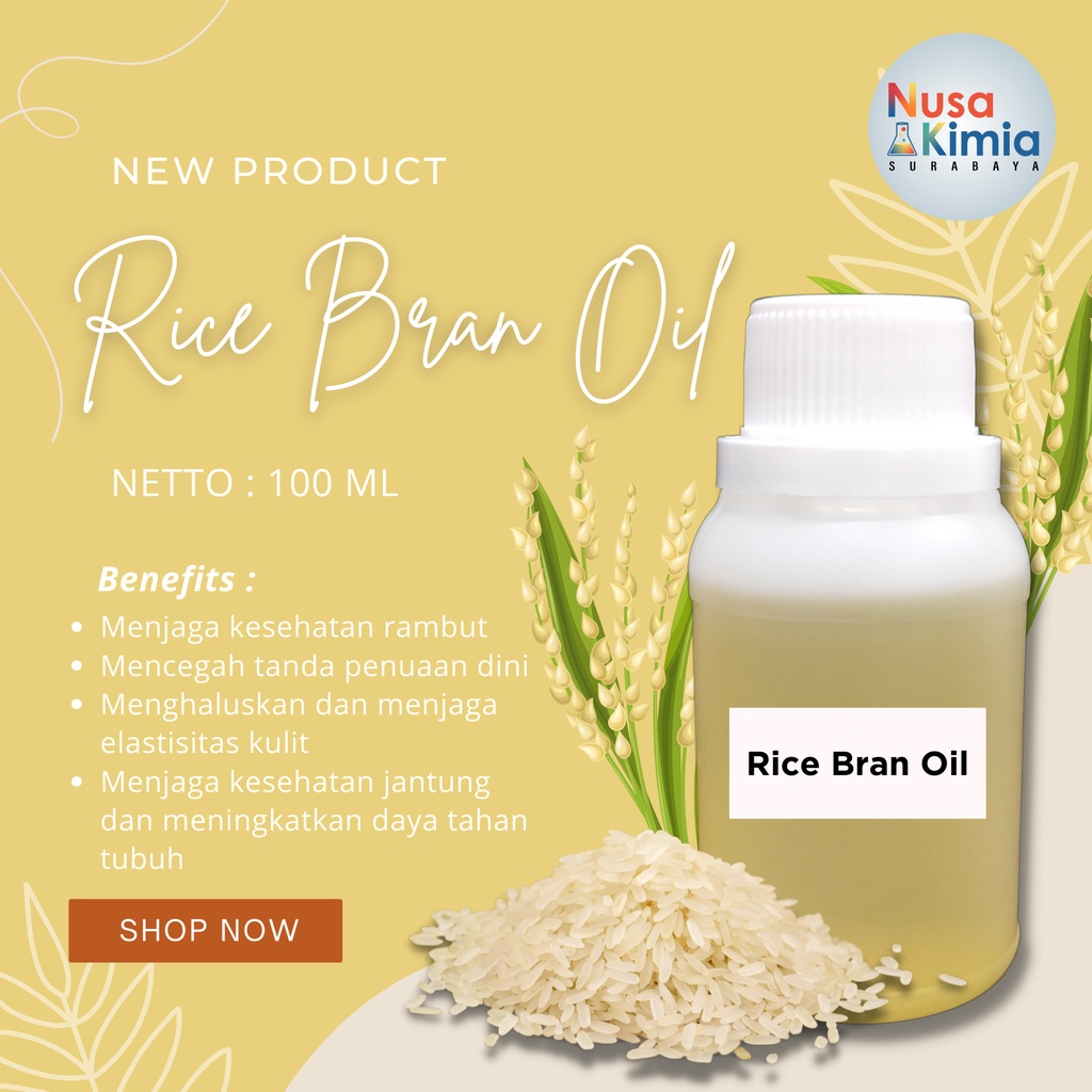 Jual Rice Bran Oil Cold Pressed Minyak Bekatul 100 Ml Shopee Indonesia