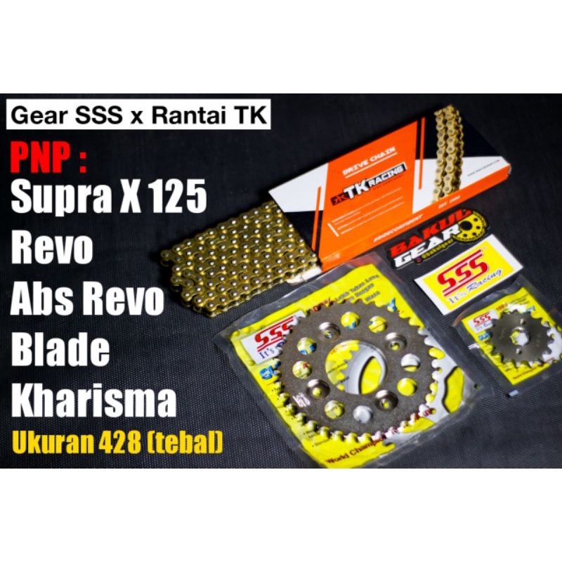 Gear set tk supra x 125 sale