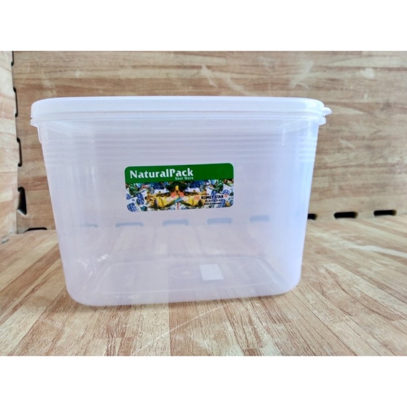 Jual Natural Pack 1800 ml Komet Star Toples Plastik Segi Shopee