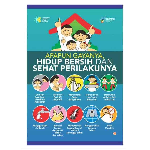 Jual Poster Phbs Atau Perilaku Hidup Bersih Dan Sehat Shopee Indonesia 6511