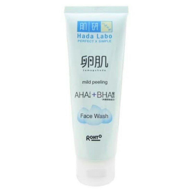 Jual HADA LABO Tamagohada Mild Peeling AHA + BHA Face Wash 100g