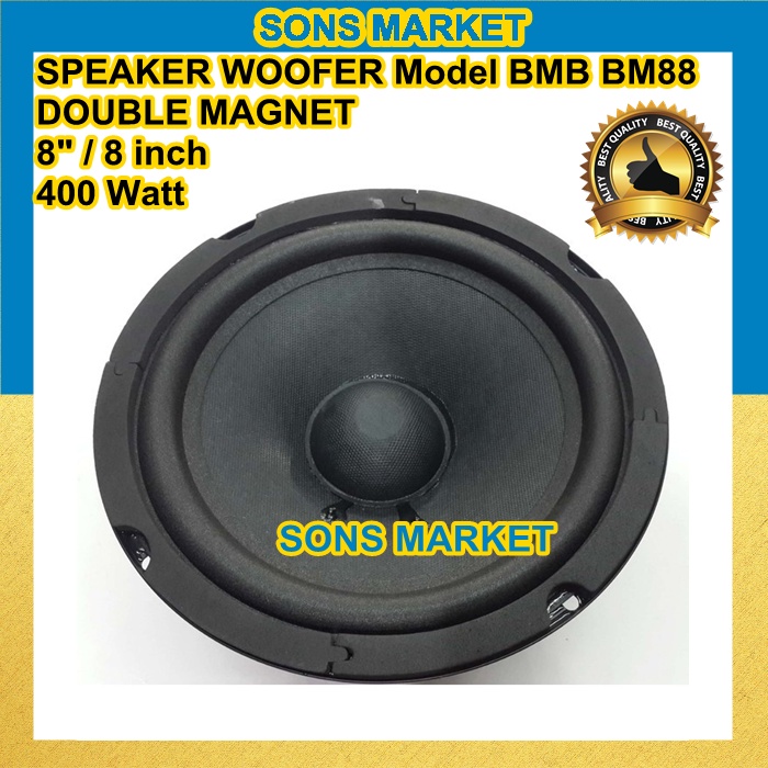 SPEAKER WOOFER MODEL BMB 8in 8