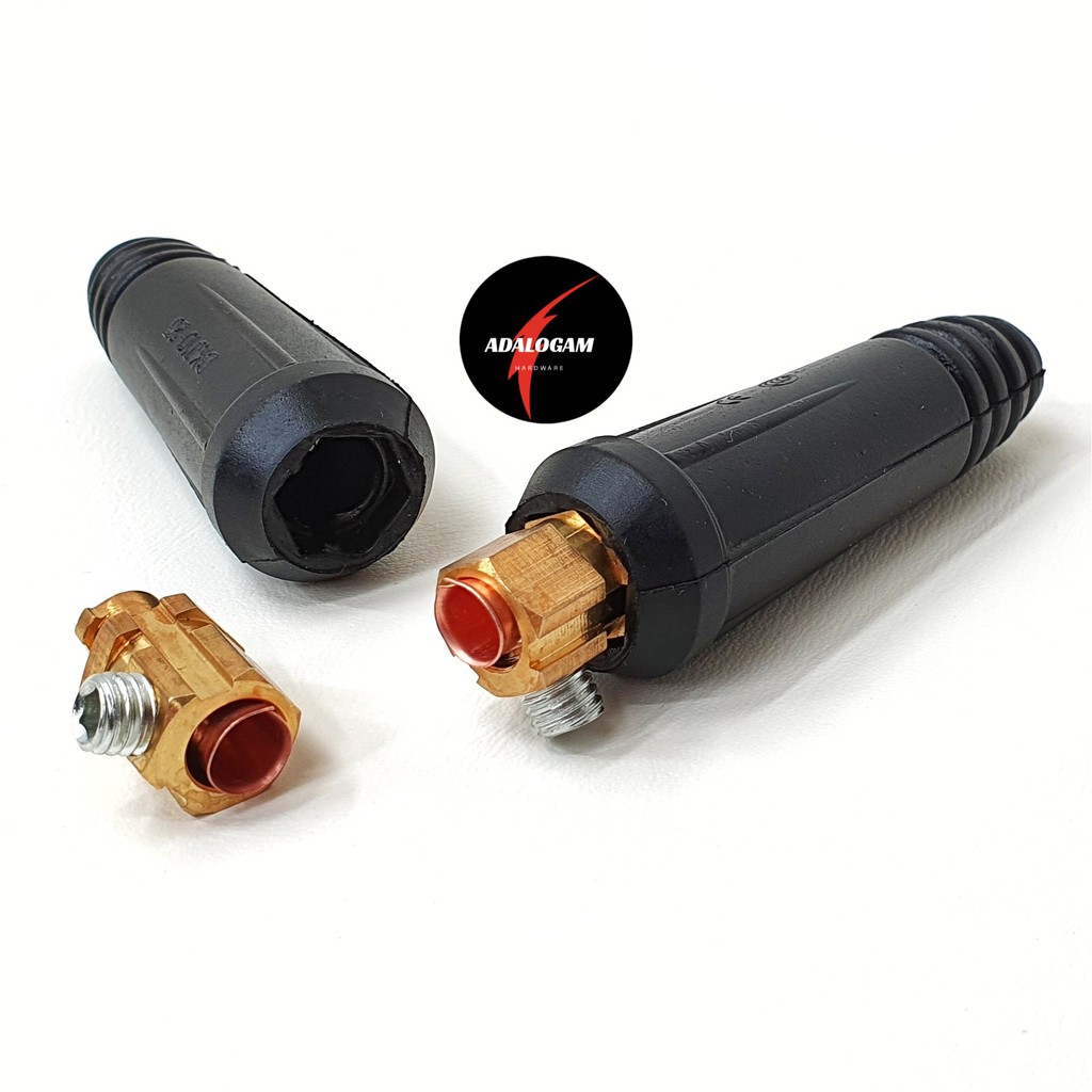 Jual Kabel Konektor Male Connector Las 10 - 25 mm Mesin Las | Shopee ...
