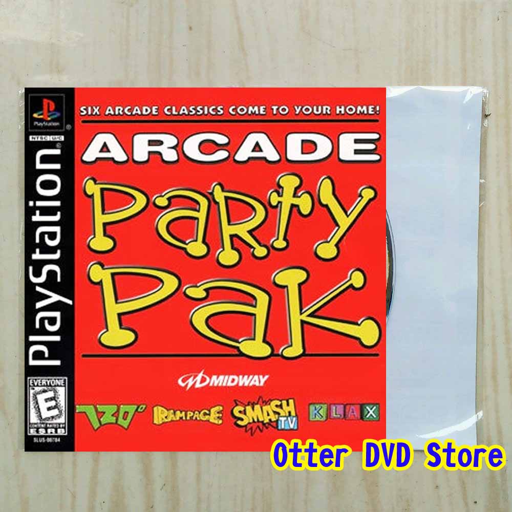 ARCADE PARTY PAK PS1 NEUF SOUS BLISTER SEALED PSX PLAYSTATION