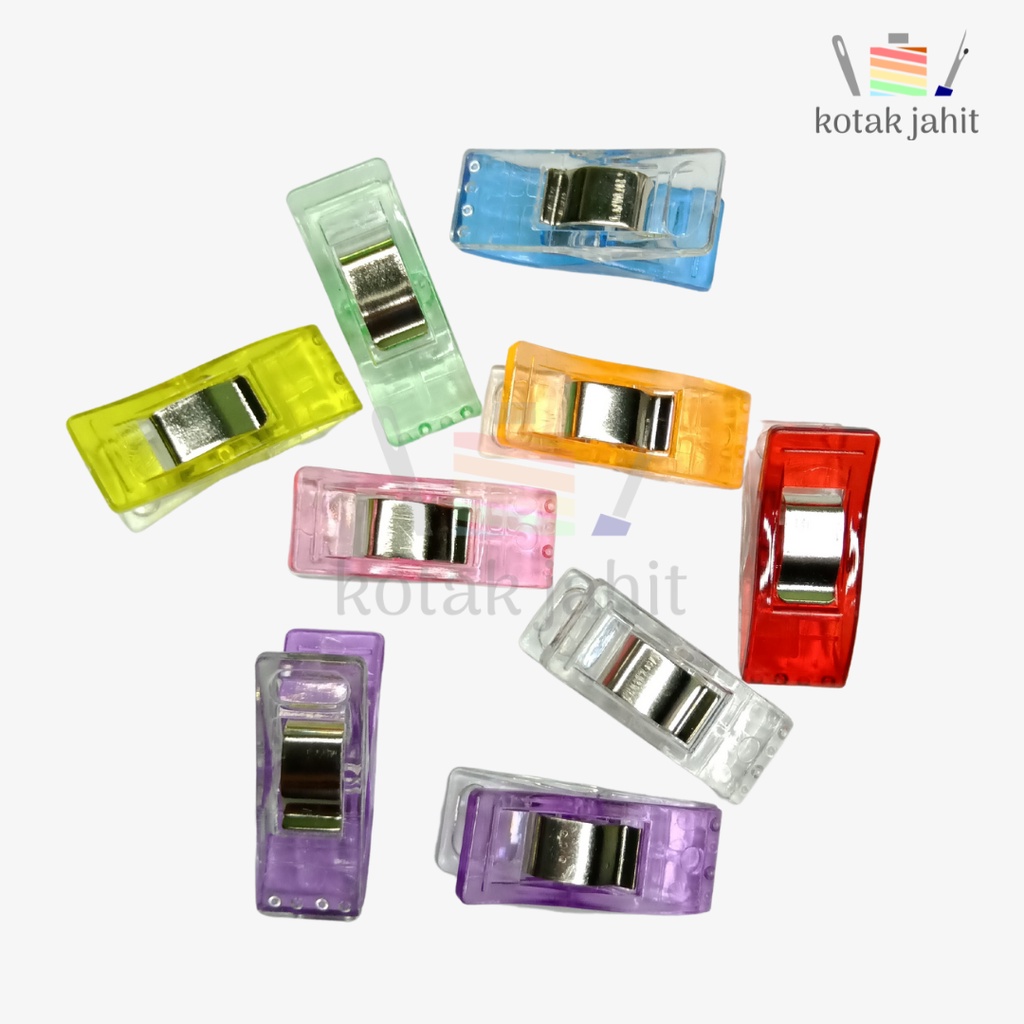 Jual 12pcs penjepit klip kain mini kecil satuan wonder Fabric clip ...